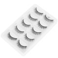 thumbnail image 3 of 5 pares de pestañas postizas densas y gruesas, herramienta de maquillaje de pestañas postizas rizadas largas tridimensionales (D10), 3 of 14