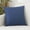 Navy Blue, variant on Dtwnek 18x18 Inch Linen Throw Pillow Cover, 1 Pc Decorative Square Pillowcases Cushion Covers, Silver Gray