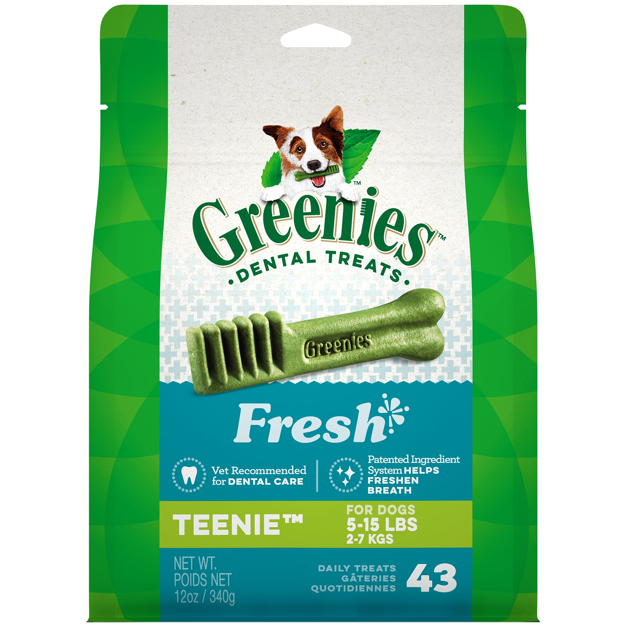 Photo 1 of Greenies Fresh Teenie Dental Dog Treats---BEST BY DEC 03 2022---