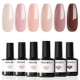 thumbnail image 1 of Kit de esmaltes de uñas en gel Modelones, 6 colores, color rosa nude, 1 of 7