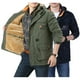 thumbnail image 2 of Nuevas chaquetas tácticas para exteriores de invierno para hombre, cazadora militar de longitud media para acampada M65 de felpa cálida con múltiples bolsillos del Ejército de EE. UU., gran oferta, 2 of 4