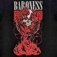 thumbnail image 2 of Baroness Unisex T-Shirt: Fleur Skull, 2 of 3