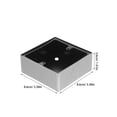thumbnail image 2 of Raindrops Wall Switch Box 86 Type Stainless Steel Electrical Outlet Flush Mount Wall Switch Box Dustproof Flush Mount Junction Connector, 2 of 8