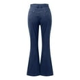 thumbnail image 5 of Jeans for Women 2025 Y2K Casual High Waisted Lifting Wide Leg Flare Jean Pants Womens Jeans Trousers, 5 of 6