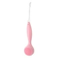 thumbnail image 5 of 1 Pc Soft Silicone Facial Cleansing Brush with Long Handle Pink 5.91"x1.77", 5 of 6