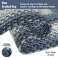 thumbnail image 3 of Homespice Juniper Indoor Outdoor Coastal Rug A Perfect Oval 5x8 Entry Rug Country Area Rugs Washable Rug for Dining Room, Living Room, Bedroom Rugs, 3 of 7