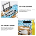 thumbnail image 5 of Easygdp Dog Takes A Bath In The Bathtub Double-Sided Printed Elastic Suitcase Protective Cover,Invisible Zipper, Business Trip Luggage Cases,Washable And Resistant To Falling -Small, 5 of 9