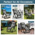thumbnail image 5 of Slsy Oversized XL Zero-Gravity Chairs with Removable Cushion and Headrest -Set of 2, Blue, 5 of 13