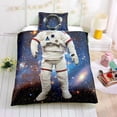 thumbnail image 1 of 3D Space Space suit Quilt Cover Set Bedding Set Pillowcases, 1 of 4