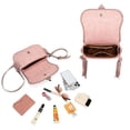 thumbnail image 4 of Wrangler Western Shoulder Bag for Women Vintage Cowgirl Crossbody Purse with Fringe, Pink, 4 of 6
