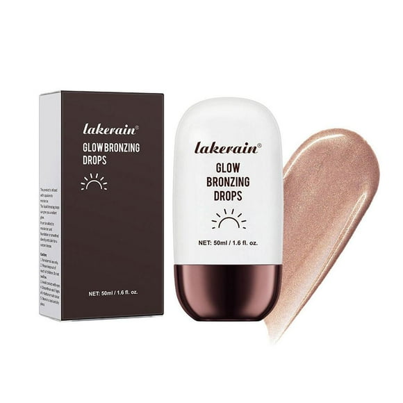 liraijei Glow Bronzing Drops Face Peptide Serums Liquid Bronzer Cream Hydrating Makeup✨d A9U0