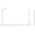 thumbnail image 3 of Sonneman 2816-6 Thin-Line 72" Wide Single Sided Integrated Led Suspension Linear Pendant -, 3 of 4