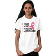 thumbnail image 5 of Breast Cancer Have Hope Pink Ribbon Women's Graphic T Shirt Tees Brisco Brands S, 5 of 5