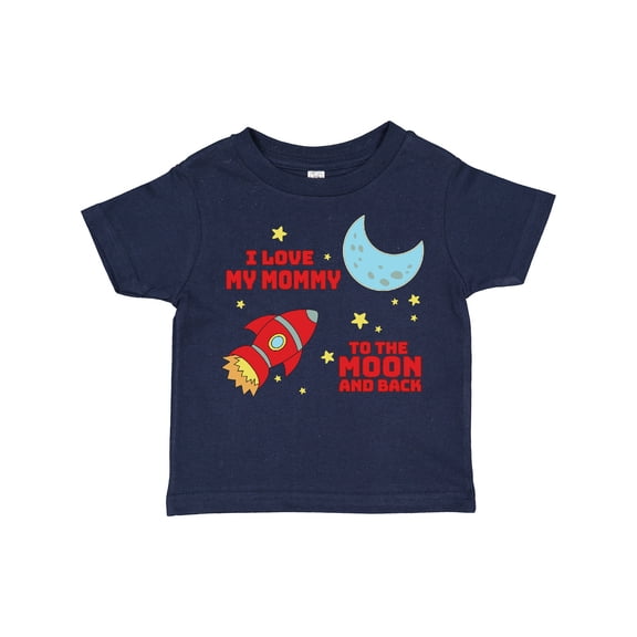 Inktastic I Love My Mommy to the Moon and Back Boys or Girls Toddler T-Shirt