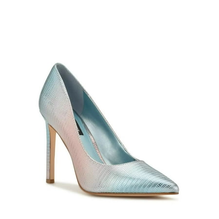 

NINE WEST Female Adult Women 7 TATIANA3-LBLUE453 Blue+pewter 453