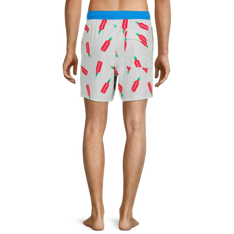 Mens graphic shop swim trunks