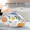 thumbnail image 4 of Yayeee Pillowcase King Size Set of 2 Satin Wrinkle Resistant Pillow Case, Floral Easter Eggs, 4 of 8