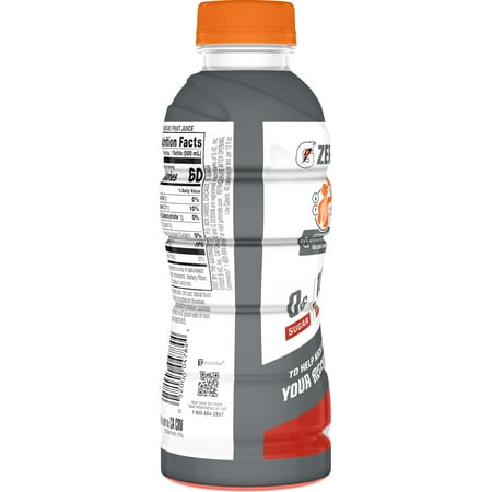 Gatorade G Zero Sugar With Protein Fruit Punch Sports Drink, 16.9 oz Bottle