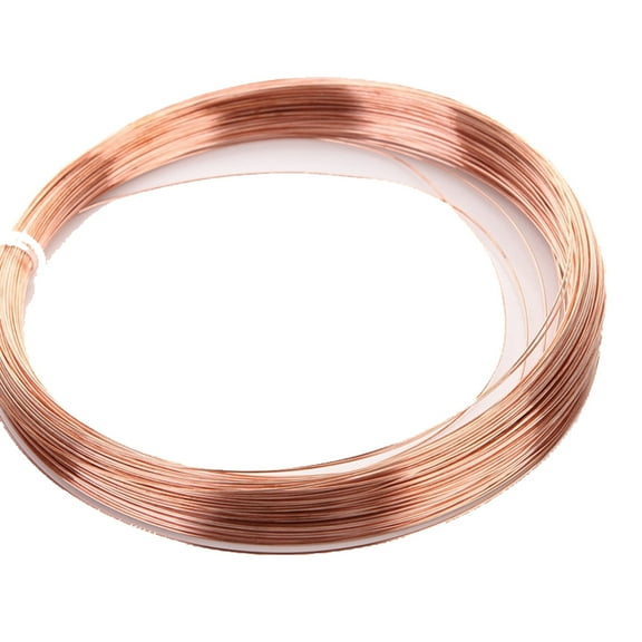 Bare Copper Single-Strand Red Copper Round Wire, Wire Diameter: 2.3mm, Weight: 500g