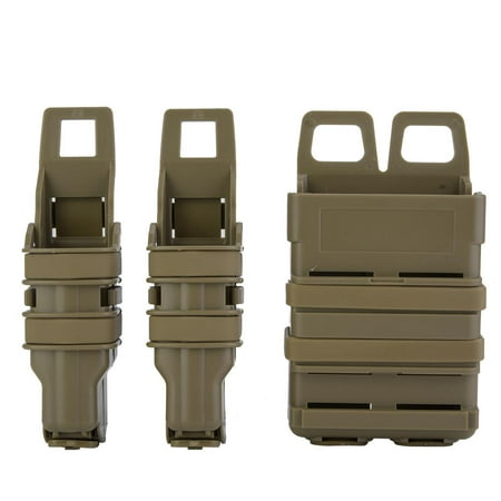 Yosoo Magazine Pouch Bag, ABS Tactical Fast Mag Easy to Installation Attachment Box Pouches for Molle System