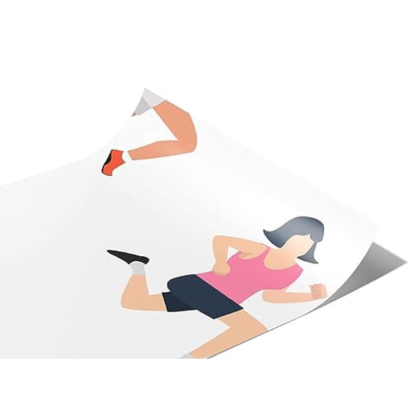 Rwraps Running Marathon Champs Gloss Vinyl Film Wrap 59in x 14ft Vinyl Vehicle Car Film Sheet Roll