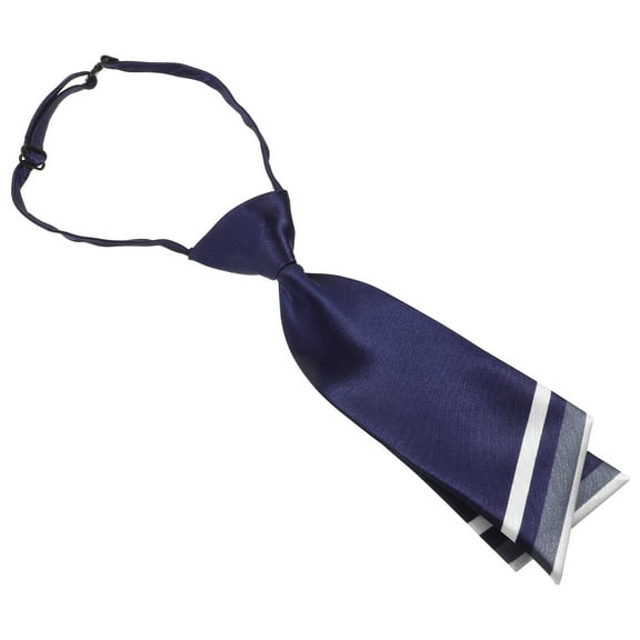 WRITWAA Women Neck Tie Tie for Women Dark Blue 1Set Pre-tied Elegant Imitation Silk Accessory