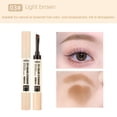 thumbnail image 1 of Fiudx Crema para Cejas, Diseño de Doble Cabezal Dos En Uno, Maquillaje Resistente Al Agua y Duradero, Cejas Finas Simuladas, Rutina de Belleza Diaria, para Amantes Del Maquillaje, Tamaño Compacto de, 1 of 3