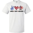 thumbnail image 3 of Inktastic Peace, Love, Urology, Healthcare Craft T-Shirt, 3 of 5