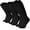 3 Black, variant on Miaocao 3 Pairs Soccer Baseball Softball Socks for Kids Youth Adults – Over the Calf Athletic Sports Football Socks