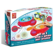 Play 2 Play 2 in 1 Spin and Spiro Art and Craft Studio, Novelty Toy, Children 6+, Unisex