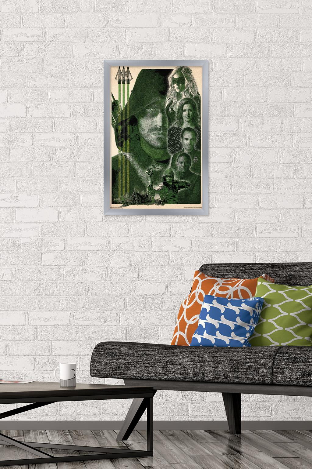 DC Comics TV - Arrow - Group Wall Poster, 14.725" x 22.375", Framed