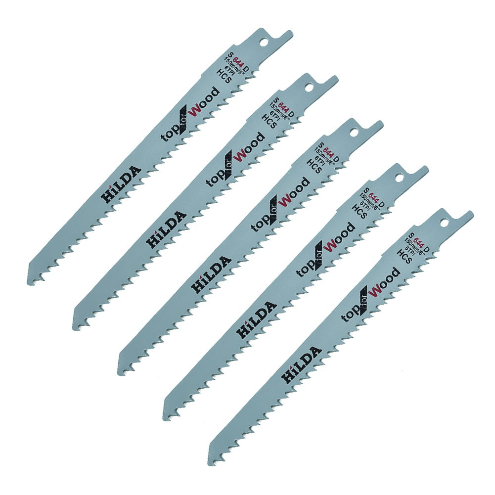 Bule S922EF 150mm 5 10 15 Pcs Reciprocating Sabre Saw Blades for Metal Cutting 