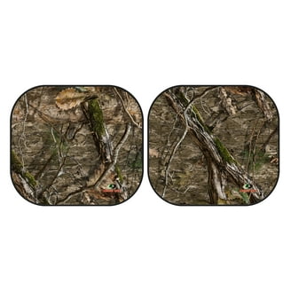 Mossyoak 1Piece Car Accordion Sunshade Night Stalker Camo Black