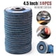 thumbnail image 3 of 10pcs Profesional Flap Discs 115mm 4.5 Discos de lijado 40/60/80/120 Grit muelas abrasivas Cuchillas for amoladora angular, 3 of 8