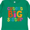 thumbnail image 4 of Inktastic Cutest Big Sister Girls Long Sleeve Toddler T-Shirt, 4 of 5