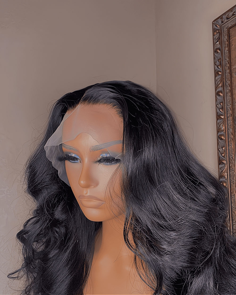 DOPI Body Wave Frontal Wig 13x4 Lace Front Wigs for Women Human Hair 180% Density Glueless Brazilian Virgin Hair Natural Col