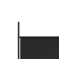 thumbnail image 5 of vidaXL 4-Panel Room Divider Black 200x200 cm Fabric, 5 of 5