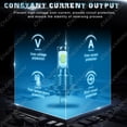 thumbnail image 6 of H7 LED Headlight High/Low Beam Fog/Driving Light Bulbs Kit 100W 8000LM 6000K White, 6 of 10