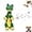 Frog, variant on Durachew Dog Toy, Wowpetsmart Invincible Chewanimals, Wowpetsmart for Heavy Chewers, Wowpetsmart Dog Chew Toys, Wowpetsmart Chew Animal,Durachew Designed for Chewers, Squeaky Dog Toys Large Dog