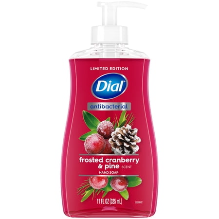 Dial Antibacterial Limited Edition Frosted Cranberry & Pine Liquid Hand Soap 11 oz