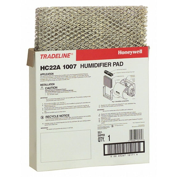 Honeywell HE220A Humidifier Pad, Appliance Air Filter