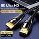 thumbnail image 3 of llano hdmi 8K 2.1 3D Cable Trenzado A 60hz/144hz De Transmisión De Ultra Alta Velocidad 48Gbps 3D HDR Para HDTV PS5/PS4 pro Switch Xbox, 3 of 3