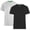 Black/Gray, variant on Duke Mens D555 Fenton Kingsize T-Shirt (Pack of 2)