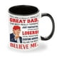 thumbnail image 1 of Taza Viberty Best Dad Ever Ceramic de 325 ml, regalo de Navidad, 1 of 7