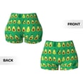 thumbnail image 3 of Sigee Cartoon Fruit 1 Print Women's High Waist Workout Shorts - Squat Proof, Tummy Control, Yoga and Gym Activewear-, 3 of 9