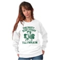 thumbnail image 3 of Popeye Saint Patricks Day Party Sweatshirt for Men or Women Brisco Brands L, 3 of 6