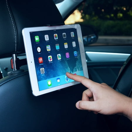Support de tablette pour appuie-tête de voiture, Lecone Rotation à 360 ° du  support de support de support de siège de véhicule pour 4,4 '' - 11 , tablette  pour voiture 