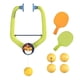 thumbnail image 3 of Juego de mesa de tenis colgante para practicar la coordinación ojo-mano, entrenador de ping pong en interiores Raquetas sólidas 4 bolas, 3 of 9