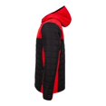 thumbnail image 3 of Finden & Hales - Chaqueta Acolchada Contraste para Adultos Unisex (Negro, Rojo), 3 of 4