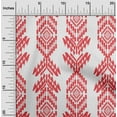 thumbnail image 2 of oneOone Polyester Spandex Red Fabric Aztech Craft Projects Decor Fabric Printed By The Yard 56 Inch Wide, 2 of 4